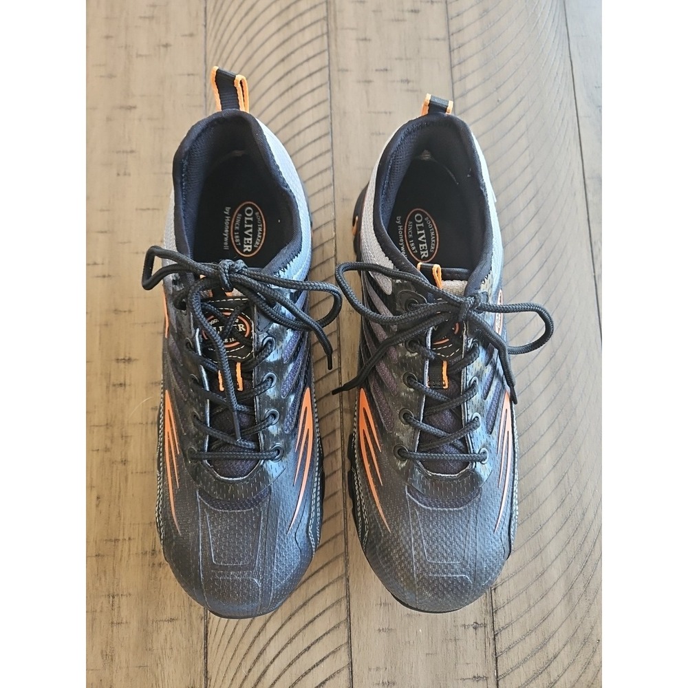 Oliver by Honeywell Work Shoes Men 10.5 Steel Toe Black Safety Sneakers Fixit